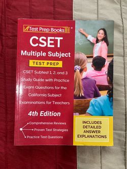 CSET Multiple Subject Test Prep Book