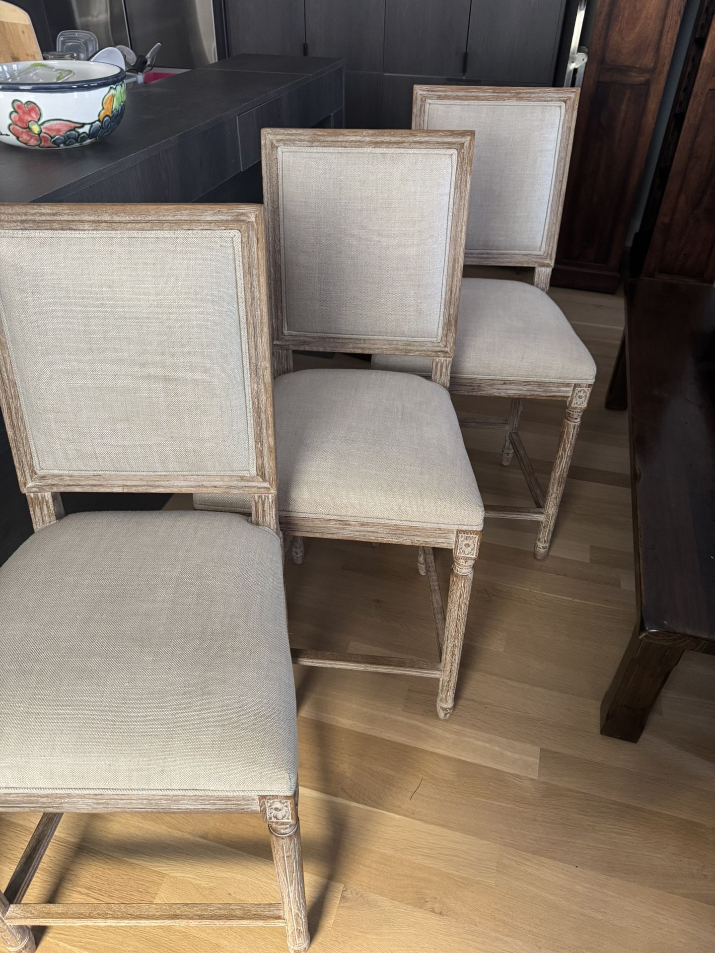 Restoration Hardware Counter Stools Set Of 3