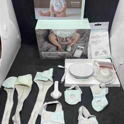 OWLET Smart Sock 2 Baby Monitor Base, Sensor, Three Sizes of Socks OSS 1.1 Obs