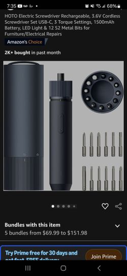 ***Hoto Electric Screwdriver 50% Off Costco Retail ***