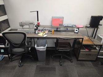 Industrial Desk - Heavy Duty Metal Frame Work Table (2 available)