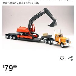 Peterbilt Diecast Truck And Trailer. 1/32 Scale