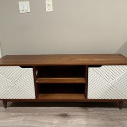 Threshold Wooden Bohemian Tv Console Table
