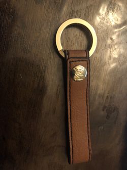 Leather Car Keychain