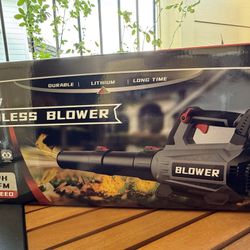 Cordless Leaf Blower – 630 CFM / 160 MPH | 2 Batteries Included