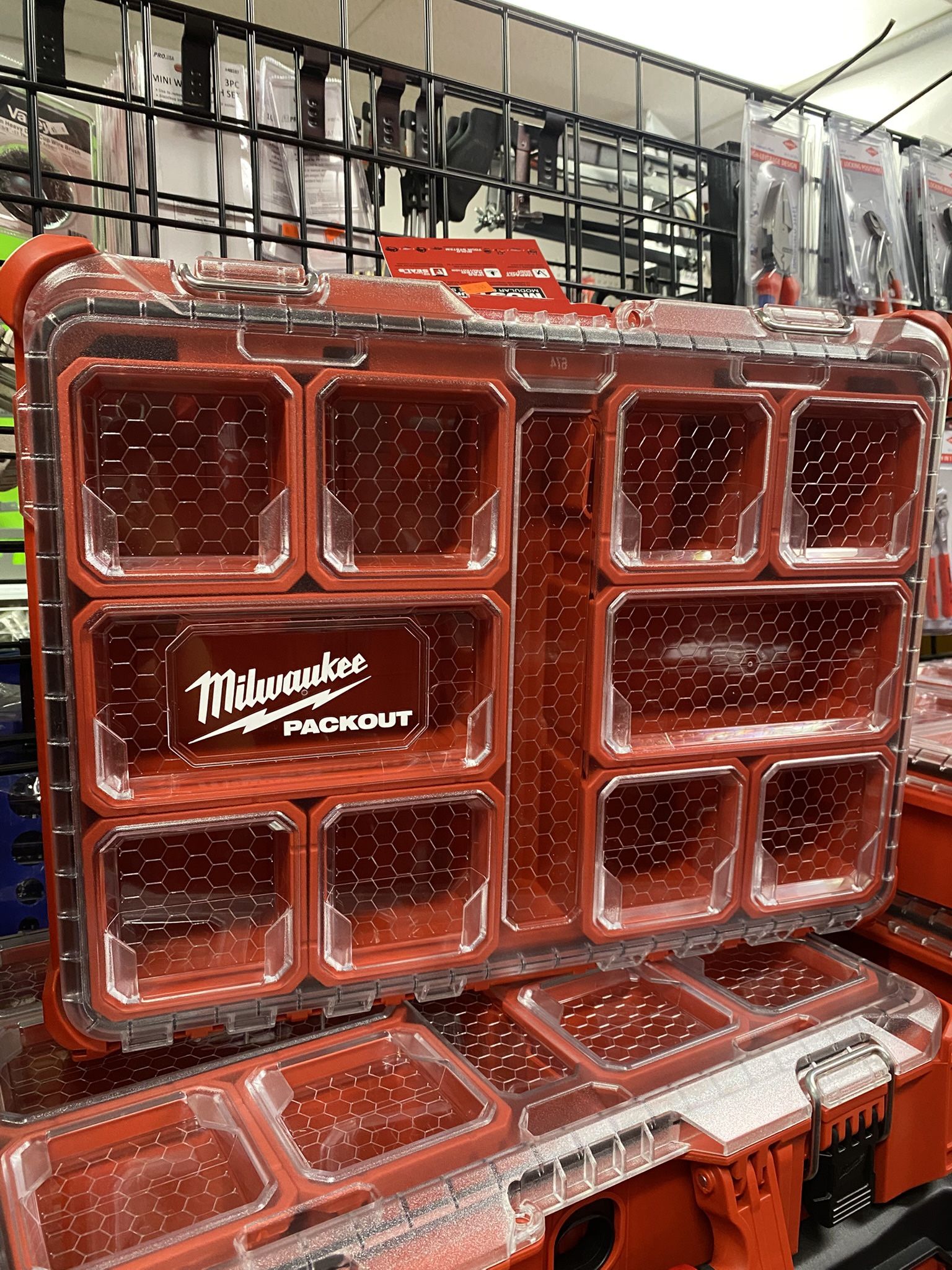 Milwaukee PACKOUT 11-Compartment Impact Resistant Portable Small Parts Organizer