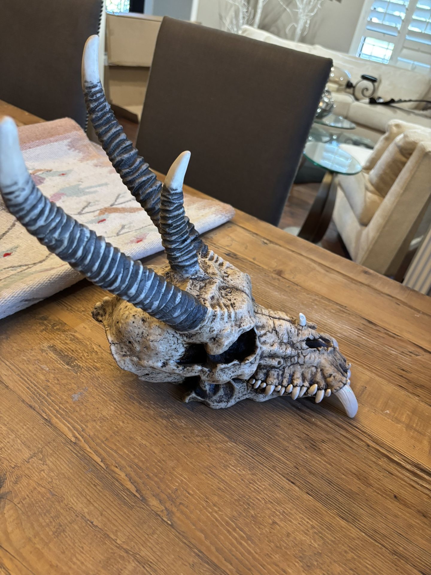 Dragon Skull Mount Sculpture