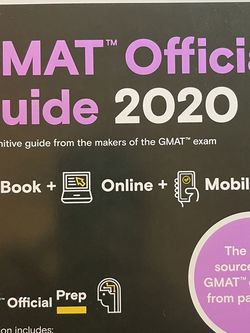 GMAT Official Guide 2020: Book + Online Question Bank