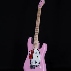 Fender Squier 2024 Hello Kitty Guitar/case New