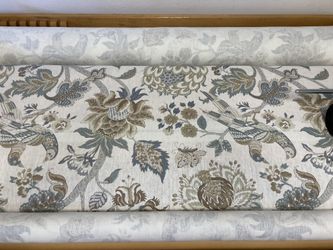 4 Yards, Designer Linen Print Fabric ! 