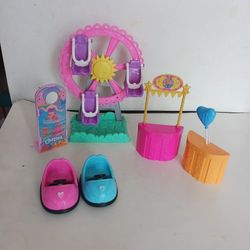 Barbie Club Chelsea Carnival Doll Play set 6 Piece Kids Toy
