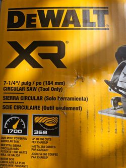 Dewalt XR Circular Saw 7/14