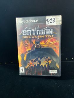 Batman: Rise of Sin Tzu (Sony PlayStation 2, 2003) Untested