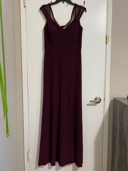 Burgundy Formal Dress