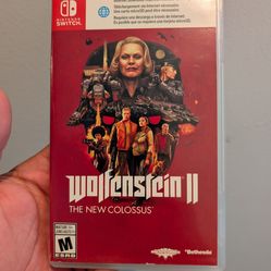 Nintendo switch - wolfenstein ll The new Colossus