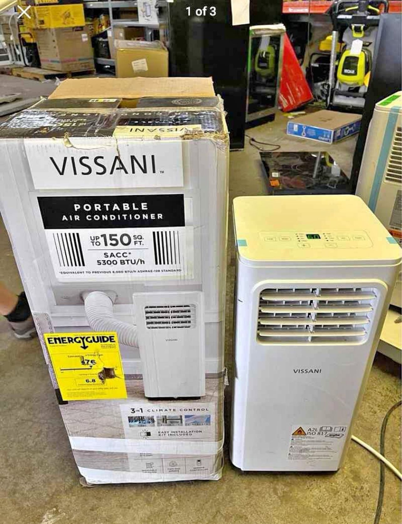 Vissani 5,000 BTU Portable Air Conditioner ❄️