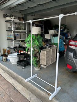 Clothing Garment Rack adjustable 52.5-29 h up to 62