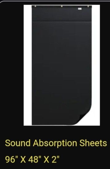 Audimute Sound Absorption Sheets (black) 17 Available