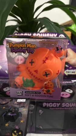 Jumbo Pumpkin Man Squishy