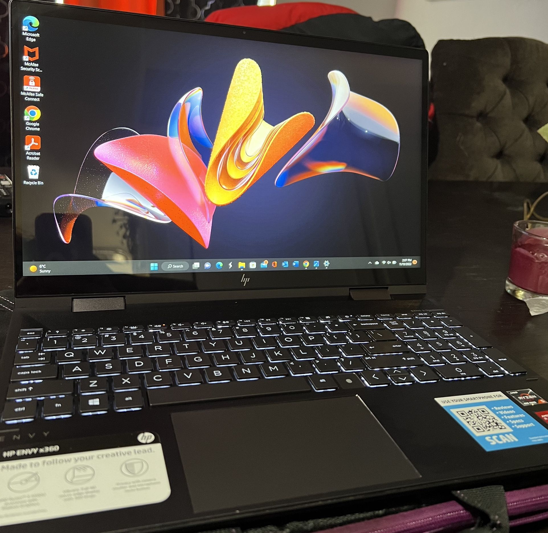 HP Envy 360x Laptop Touchscreen