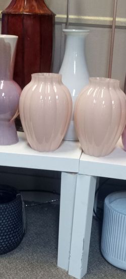 New recycled glass table top vases 20 dollar's each high