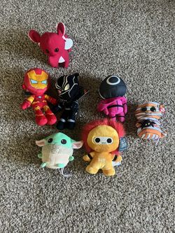 Assortment Of Boys Stuffed Animals