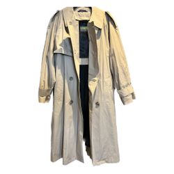 Vintage Ralph Lauren Classic Rain Trench Coat RN 21510 Size 38S