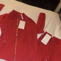 Red lululemon set