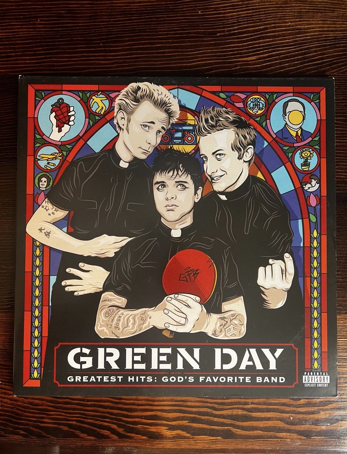 Signed Green Day vinyl Billie Joe Armstrong autograph