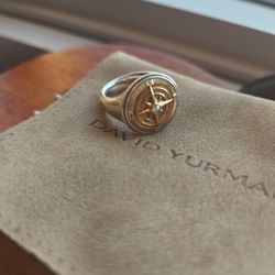David Yurman Compass Ring Gold And Silver