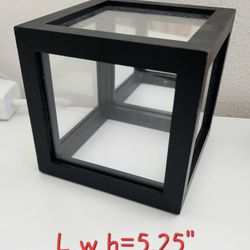 Glass Display Cube