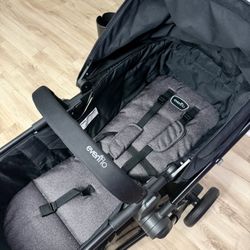 Evenflo Pivot Modular Travel System with LiteMax Infant Car Seat 