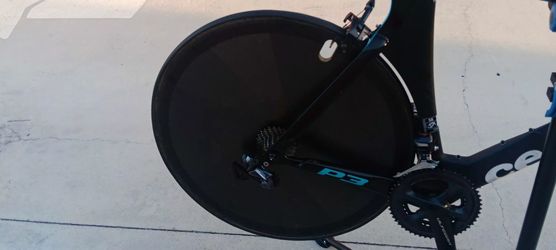 2017 men's cervelo p3 large carbon fiber