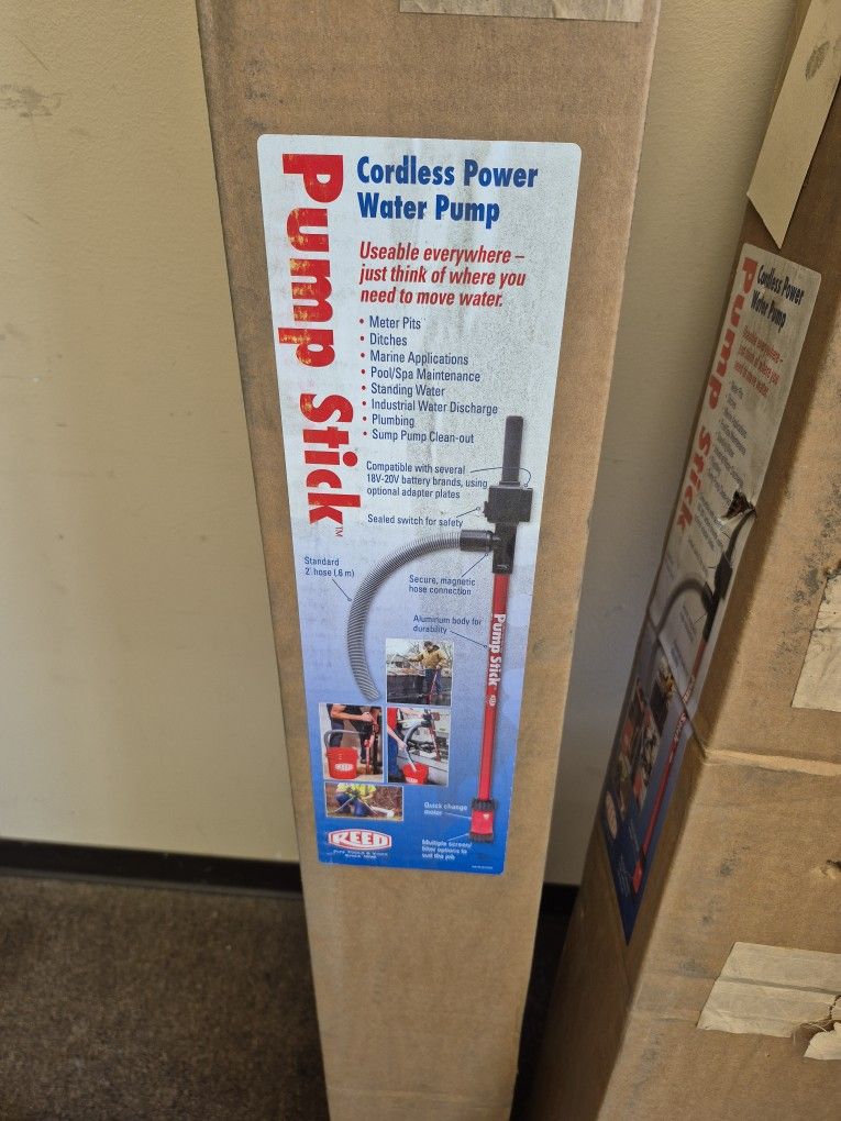 NEW Reed Cordless Power Water Pump Stick CP15-38B