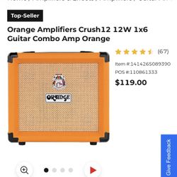 Orange Amp Crush12 Perfect Condition