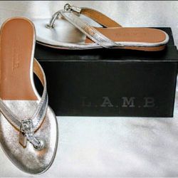 🤩NIB $199 L.A.M.B Leather Sandals - Sz 6