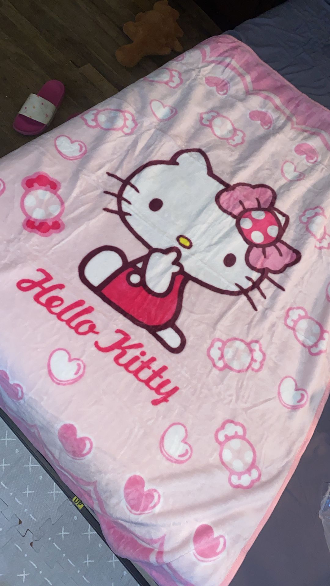 2 Hello Kitty This Blankets New Both For $25
