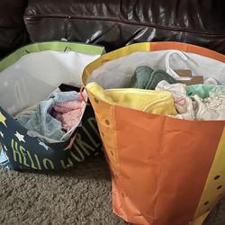 Baby Clothes For Girl, Diaper Bag & Post Parton Cooling Pads 