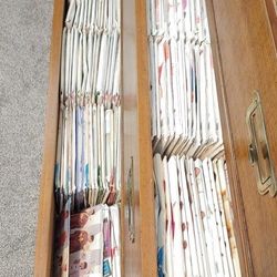 Vintage Patterns, Material, Etc.