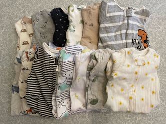 0-3 Pajama lot