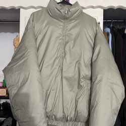 Fear of God Essentials Half-Zip Puffer 'Seafoam'