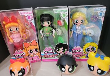 LOL Surprise OMG The Powerpuff Girls Blossom, Bubbles, Buttercup Dolls~2025 New
