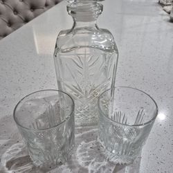 Glass Decanter Set