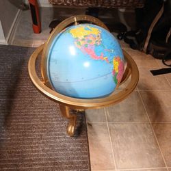 Vintage GEMSTONE World Globe