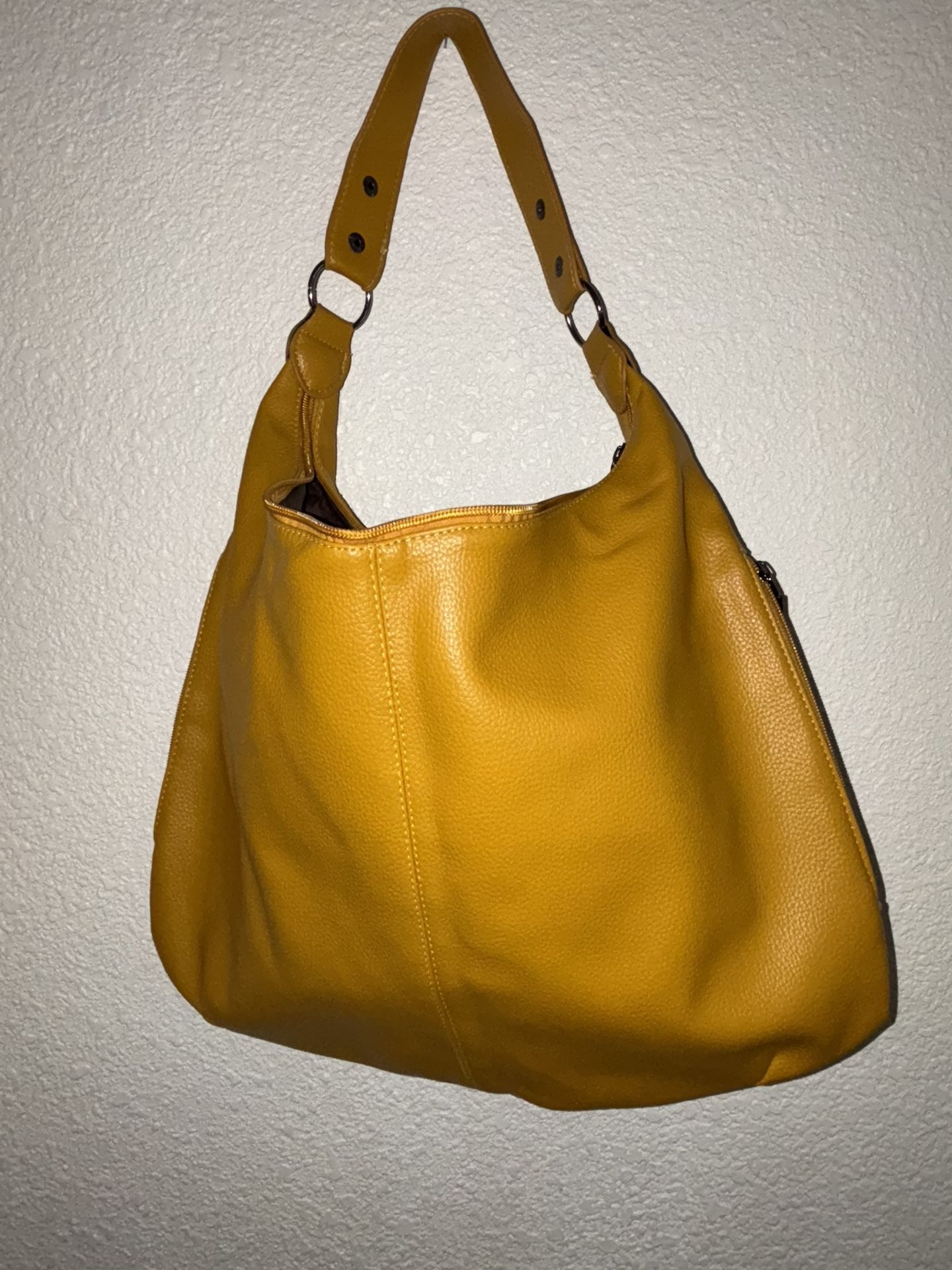 Mustard Yellow Hobo Bag