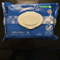 New McKesson Washcloth Fresh Scent