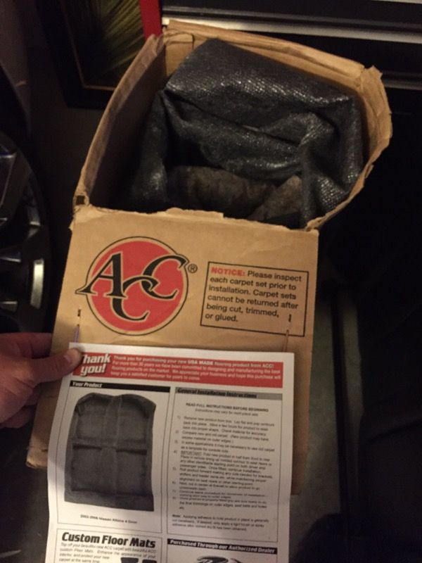 02-06 nissan altima carpet