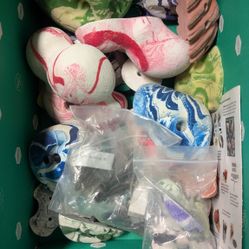 Assorted Climbing Holds And Hardware