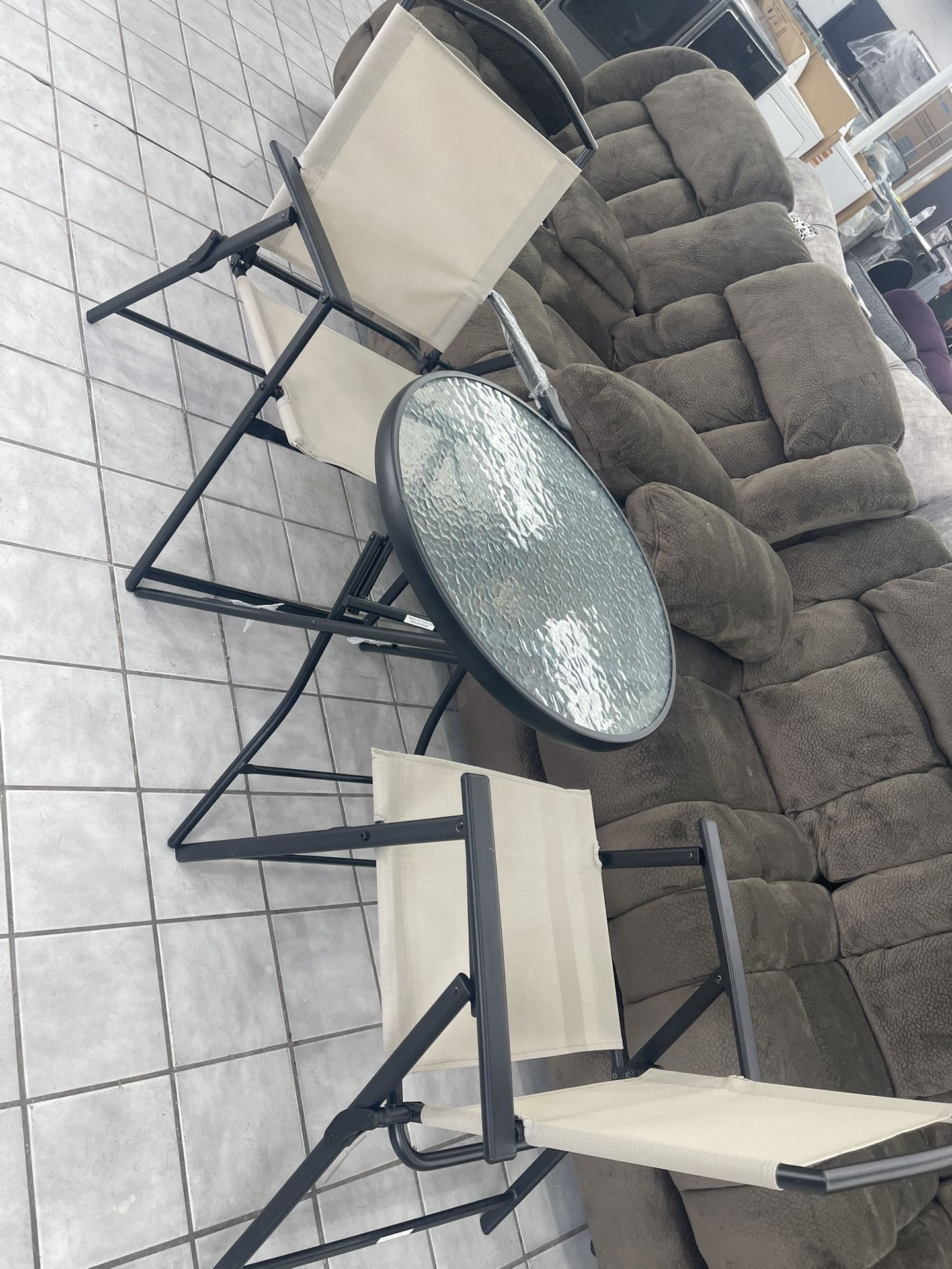 Outdoor furniture table 2 chairs