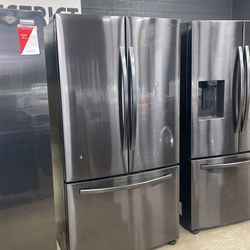 Samsung Black Stainless Steel Refrigerator 844